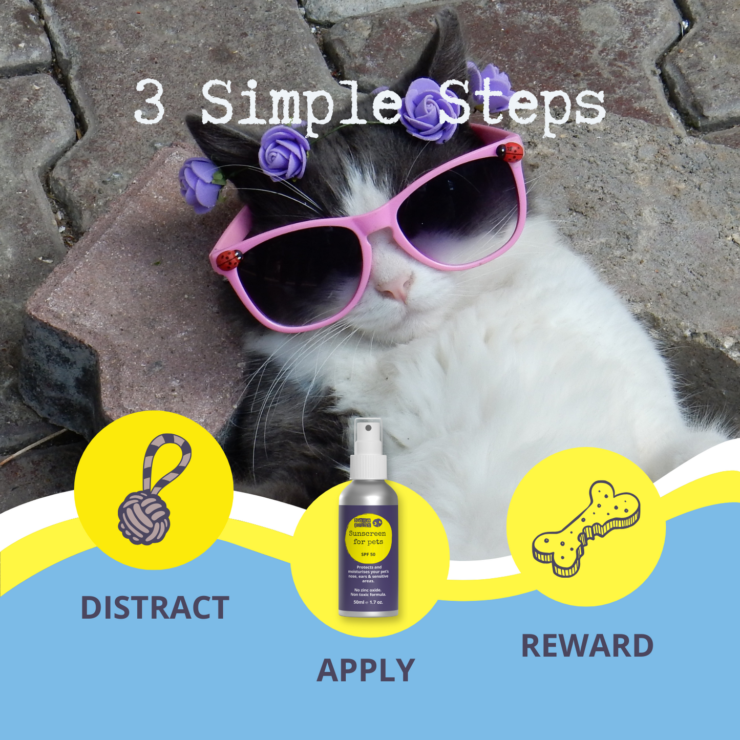 Pet Sunscreen SPF50 Spray
