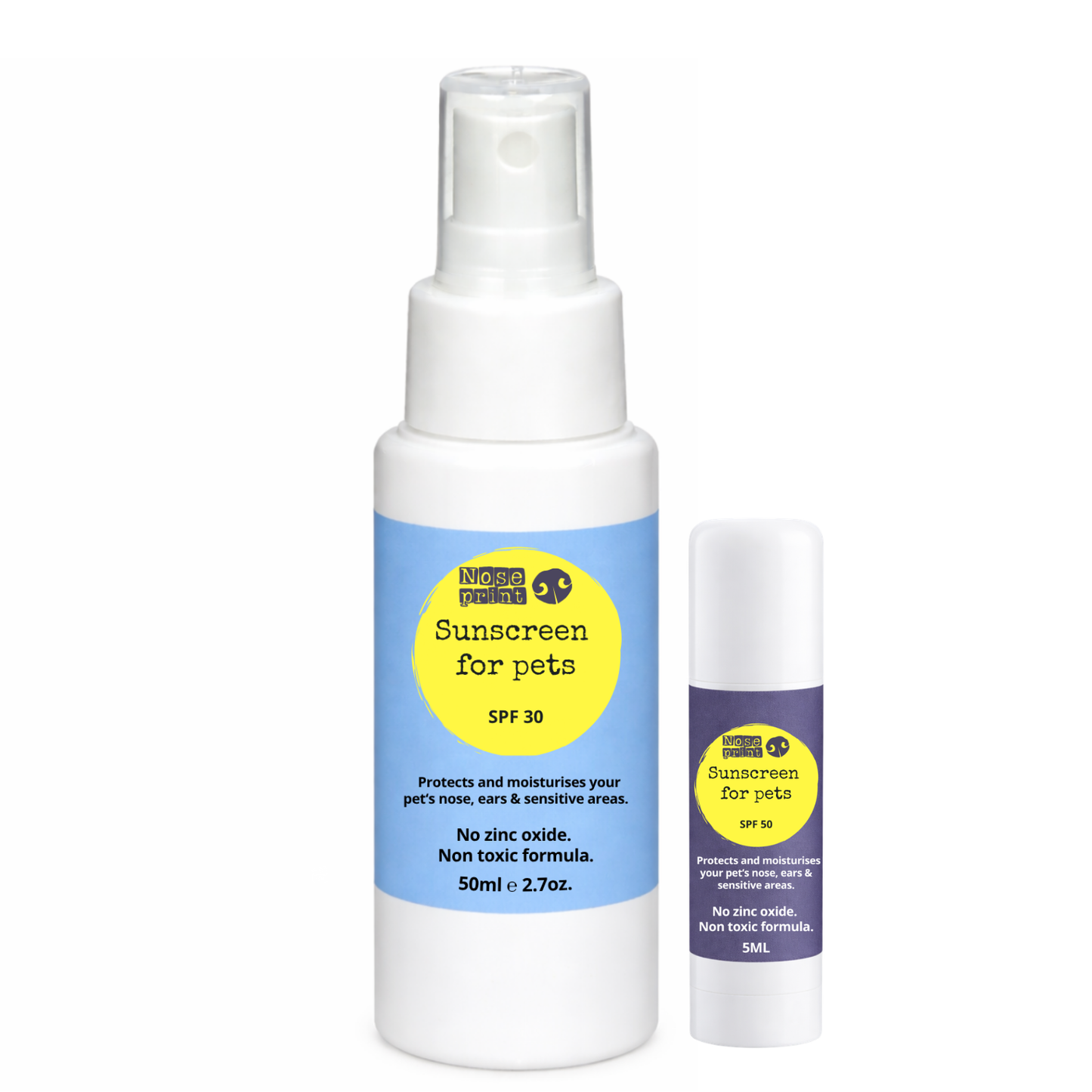 Pet Sunscreen SPF 30 Spray 50ml + Free Gift SPF 50 Balm Stick 5ml