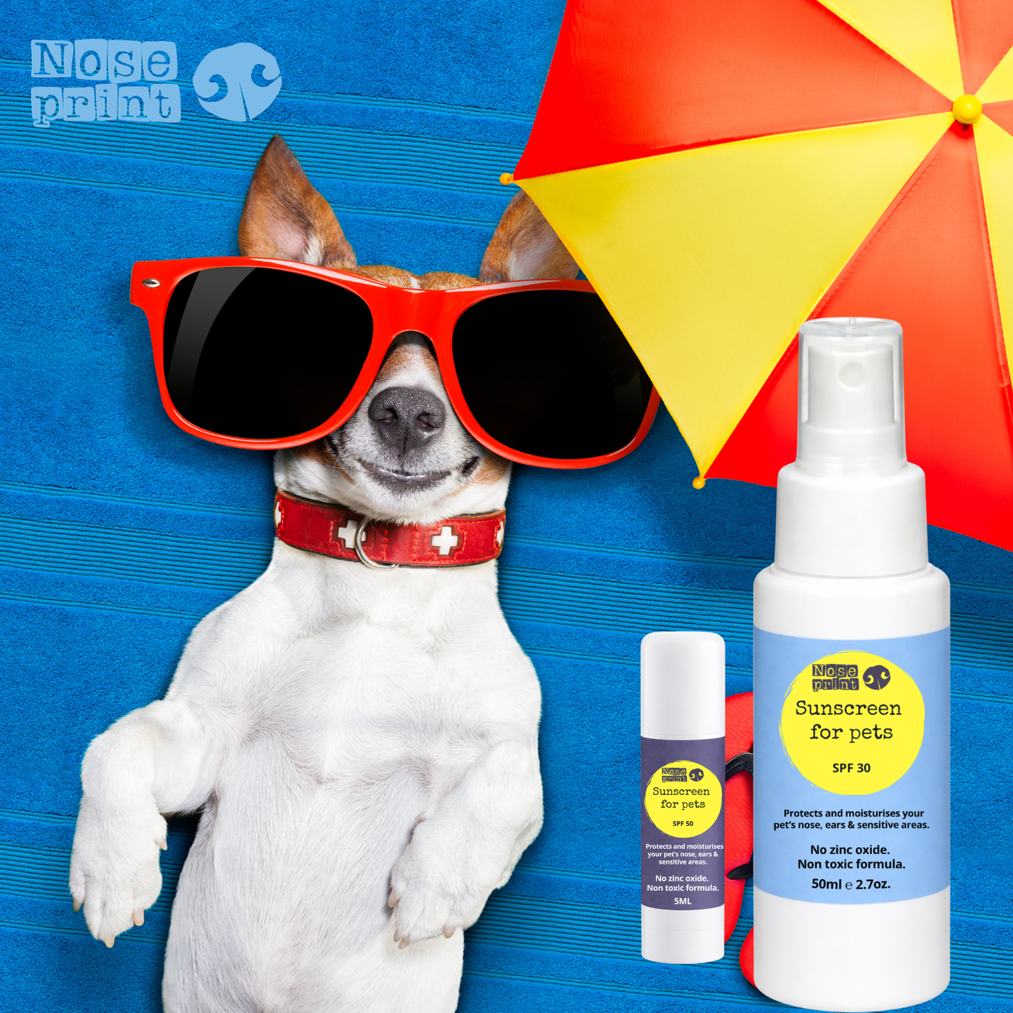 Pet Sunscreen SPF 30 Spray 50ml + Free Gift SPF 50 Balm Stick 5ml