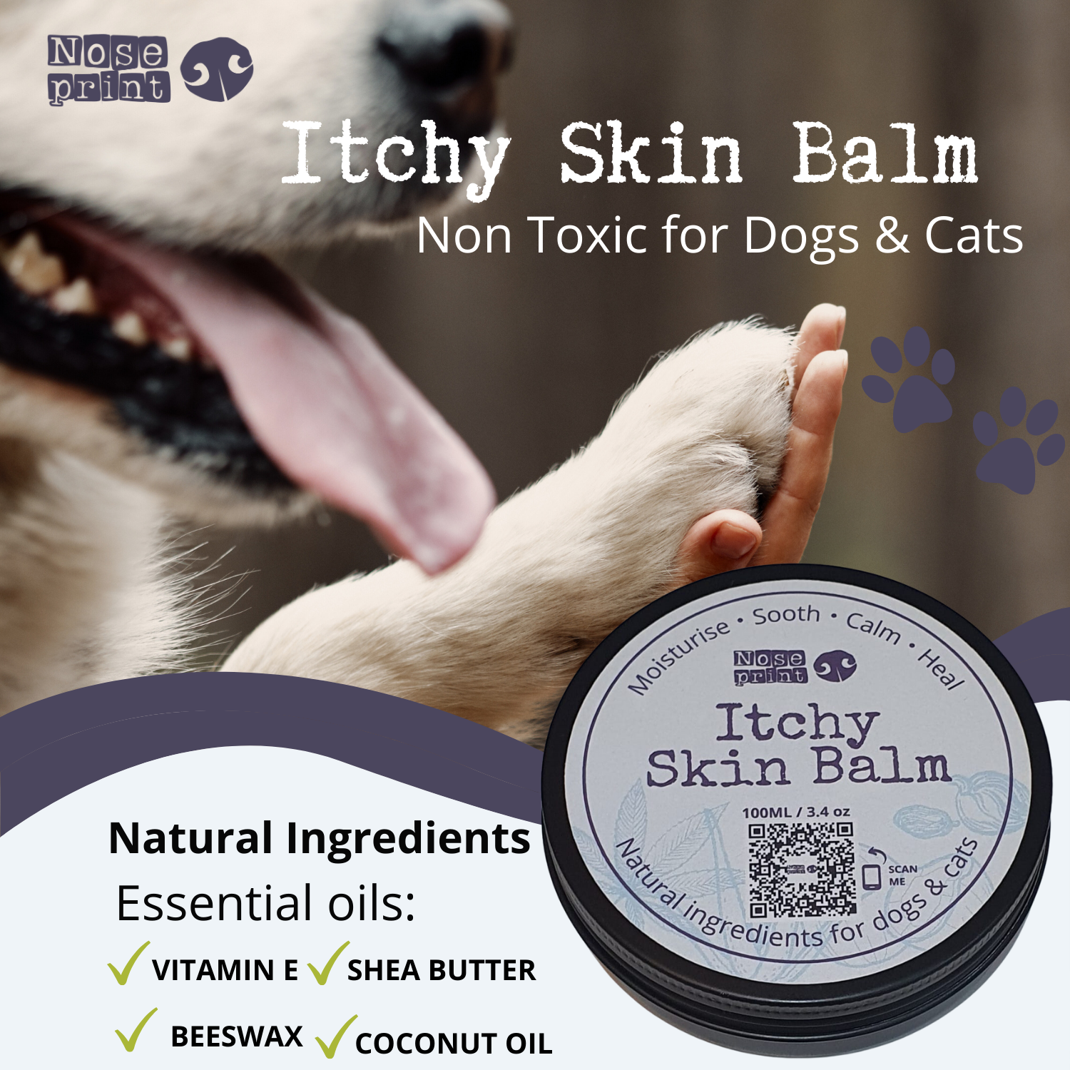 Essential oil for dog skin irritation best sale