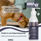 Calming Coconut Oil for Dogs & Cats – 200ml Anxiety Relief Supplement with Chamomile, Valerian & Ashwagandha – Natural Stress Soothing Formula