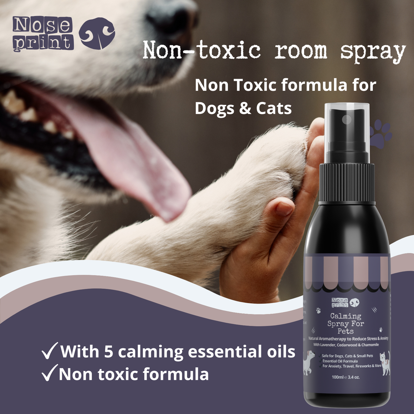Herbal Calming Spray for Pets