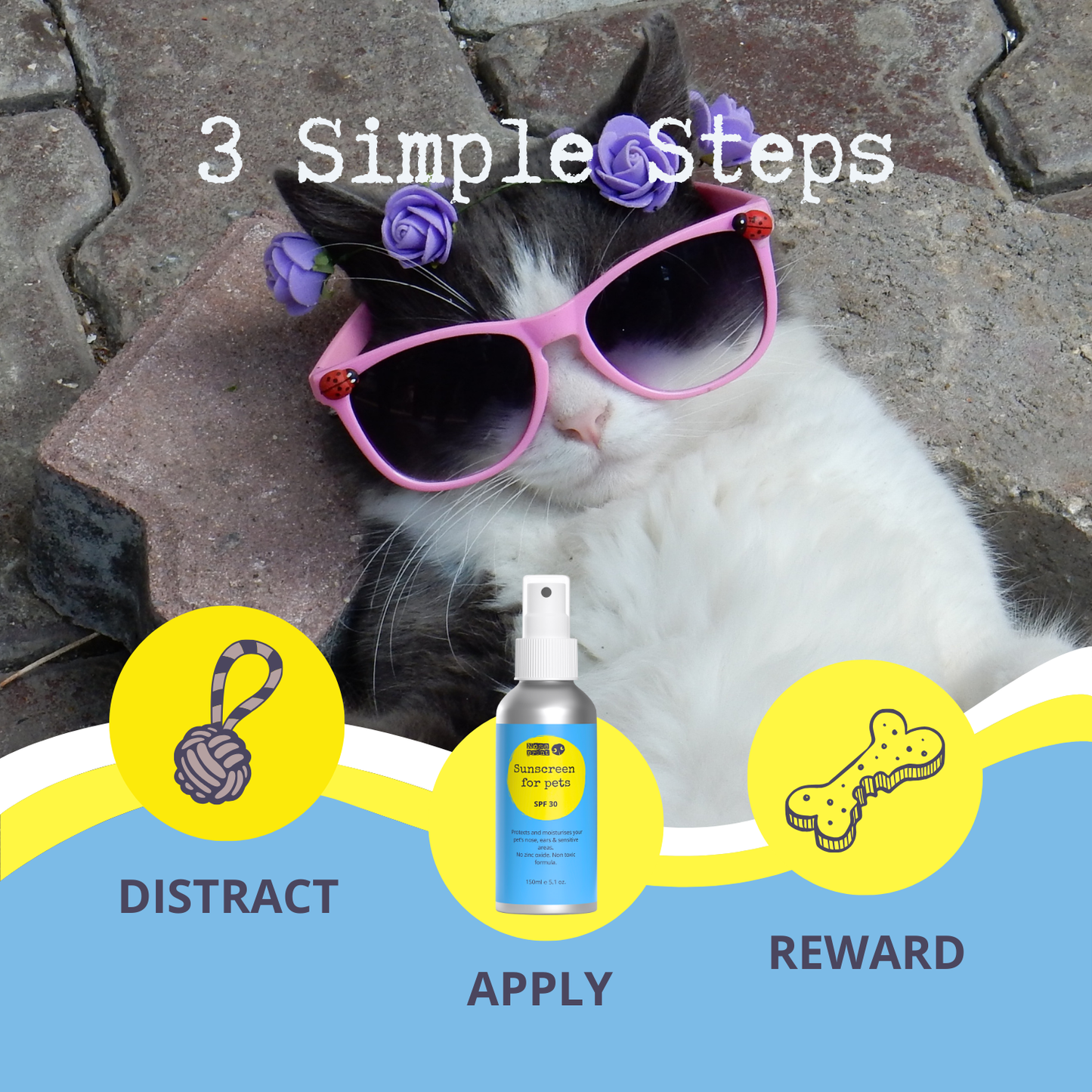 Pet Sunscreen SPF30 150ml Spray