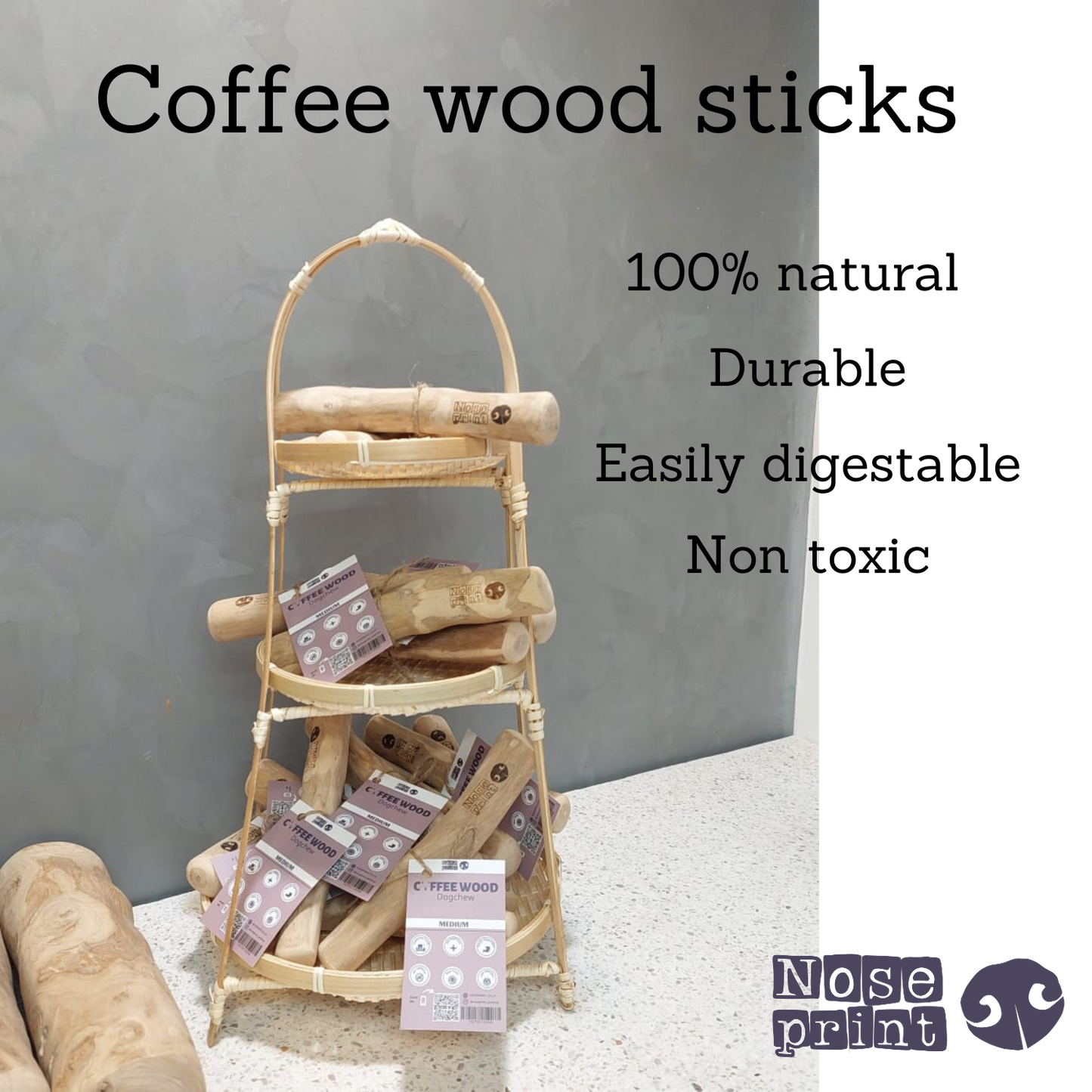 Coffee Wood Chew For Dogs